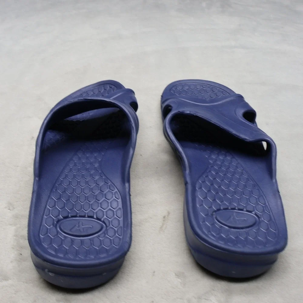 Athletic Works Mens 10M Sandals‎ Blue McFadden Slide Synthetic Comfort Beach